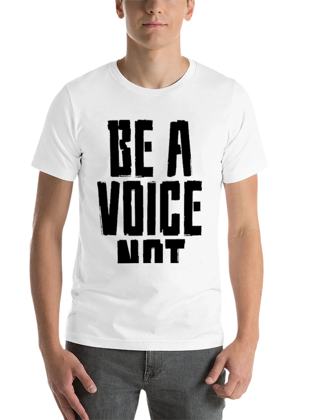 Be A Voice Not an Echo Black Graphic Tee product image 10