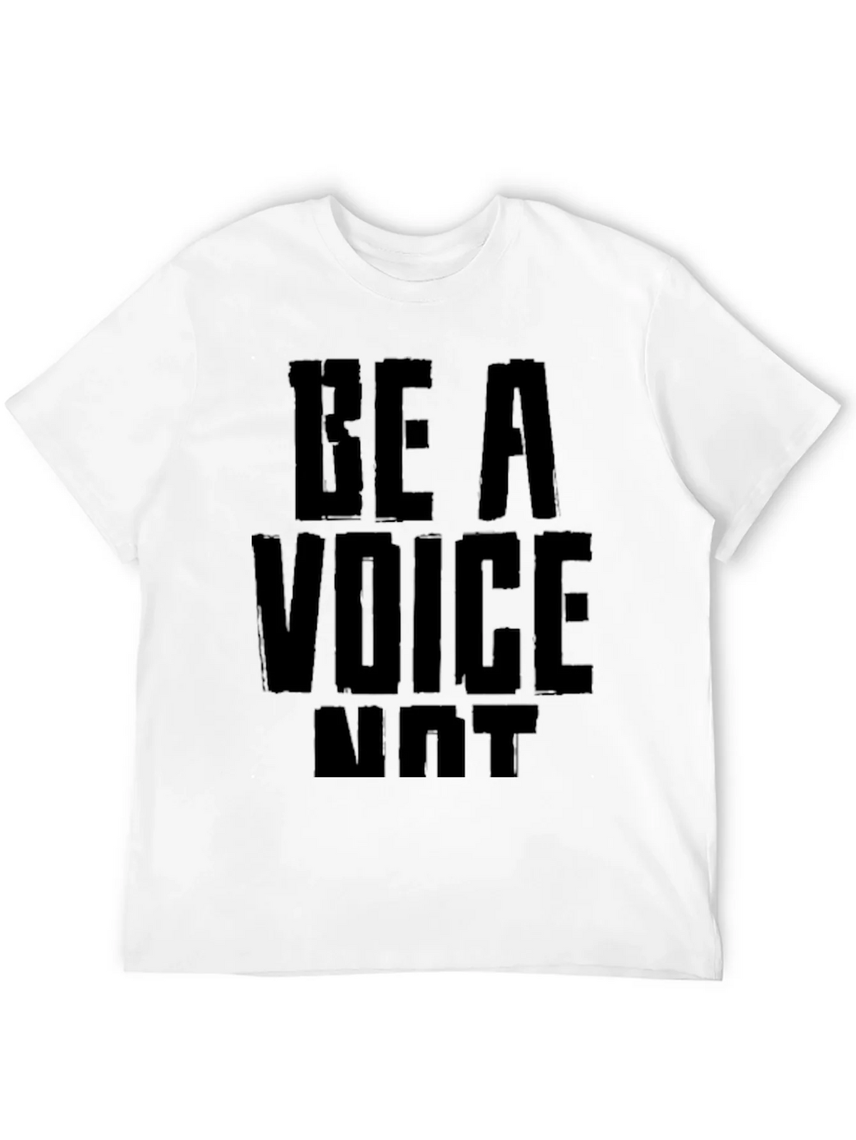 Be A Voice Not an Echo Black Graphic Tee product image 11