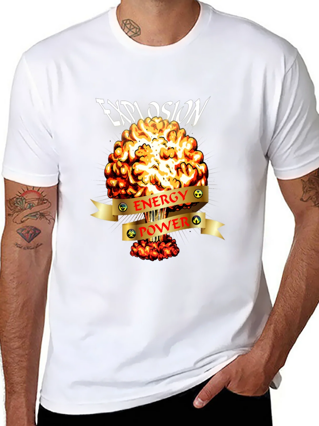 Explosion Energy Power Graphic Tee product image 5