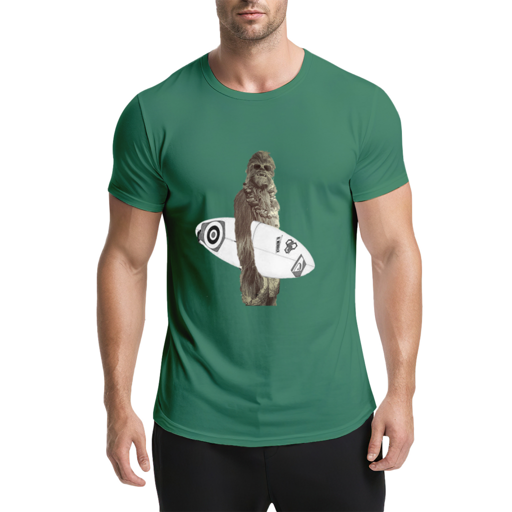 Chewbacca Surfer Funny Star Wars T-Shirt product image 11