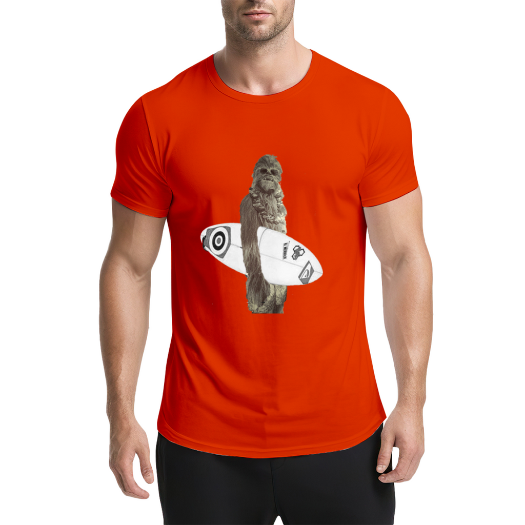 Chewbacca Surfer Funny Star Wars T-Shirt product image 14