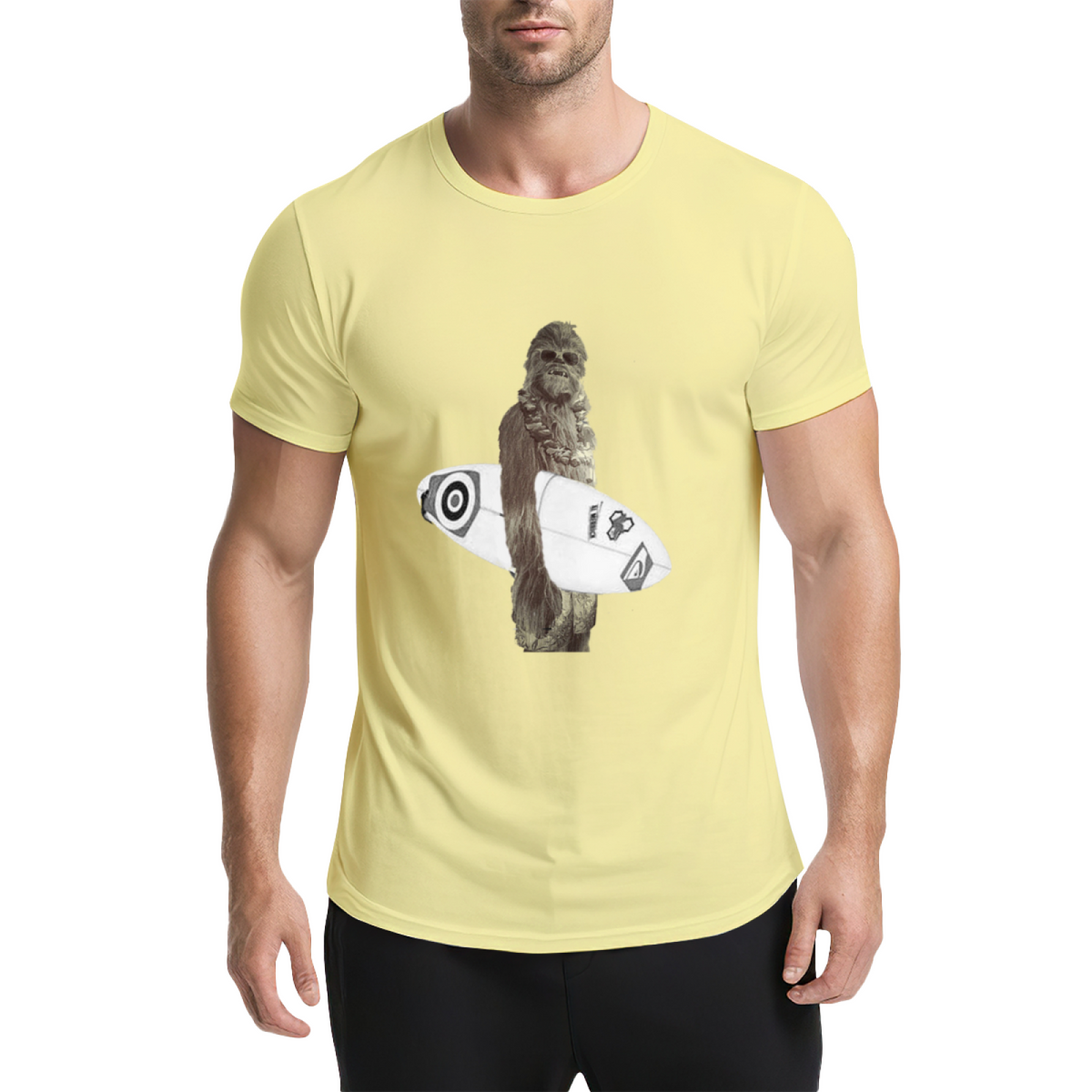 Chewbacca Surfer Funny Star Wars T-Shirt product image 18