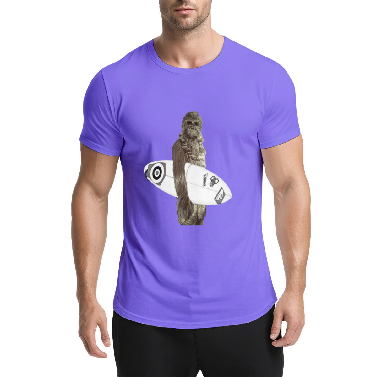 Chewbacca Surfer Funny Star Wars T-Shirt product image 16