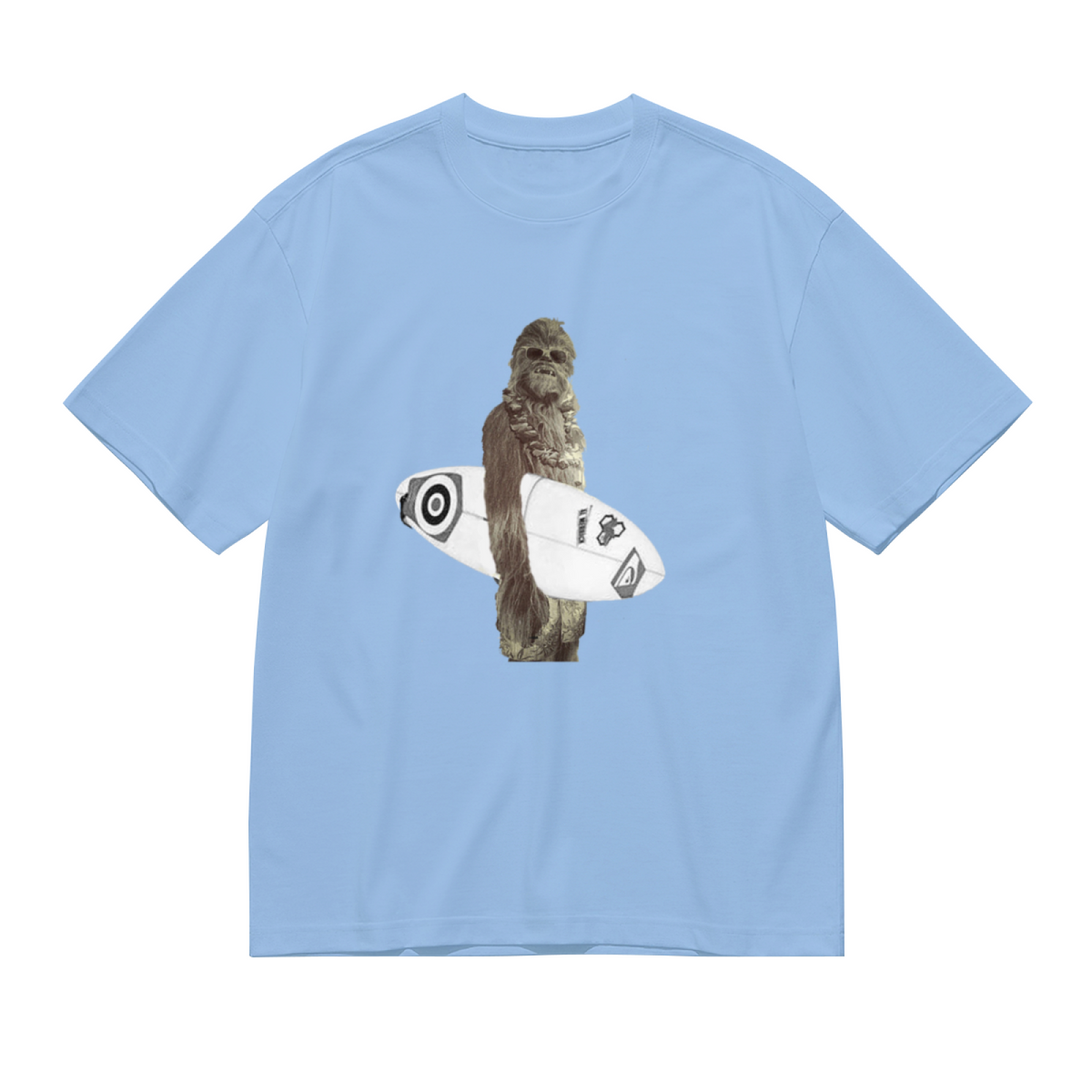 Chewbacca Surfer Funny Star Wars T-Shirt product image 2