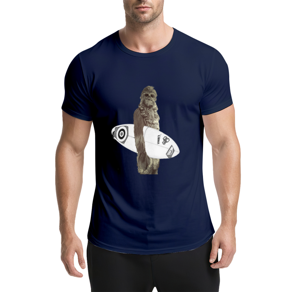 Chewbacca Surfer Funny Star Wars T-Shirt product image 17