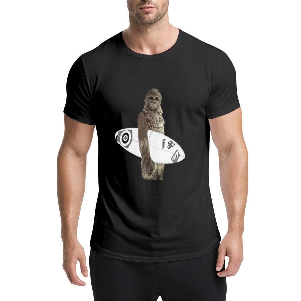 Chewbacca Surfer Funny Star Wars T-Shirt product image 9