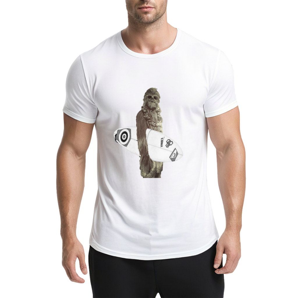 Chewbacca Surfer Funny Star Wars T-Shirt product image 10