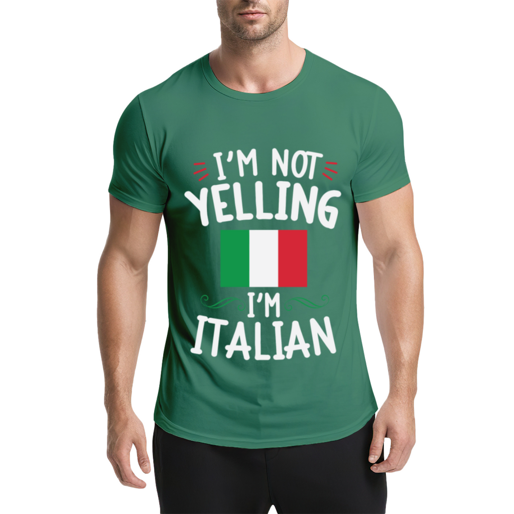 I'm Not Yelling I'm Italian Italy Flag Funny Heritage Tee product image 11
