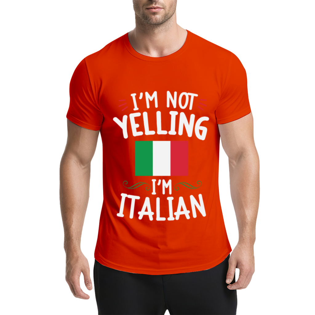 I'm Not Yelling I'm Italian Italy Flag Funny Heritage Tee product image 14