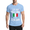 I'm Not Yelling I'm Italian Italy Flag Funny Heritage Tee product image 1