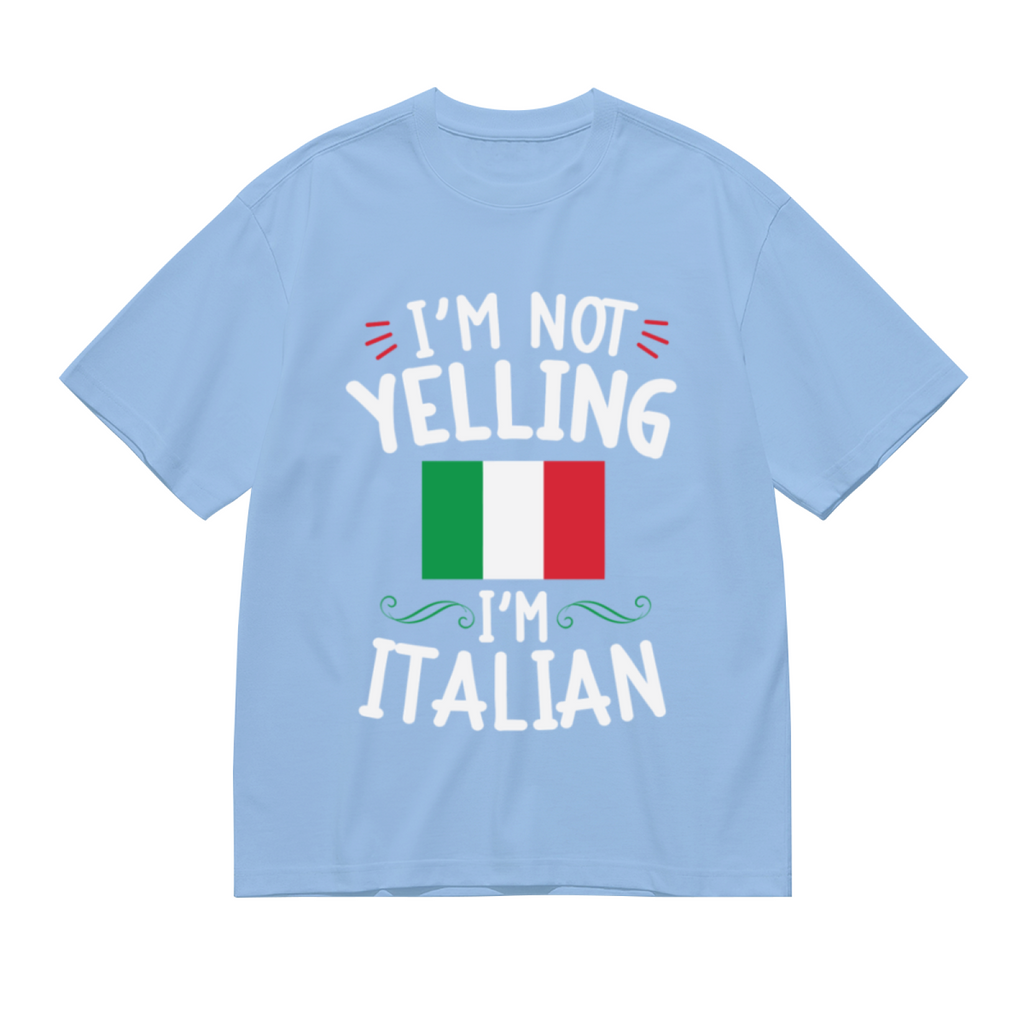 I'm Not Yelling I'm Italian Italy Flag Funny Heritage Tee product image 2