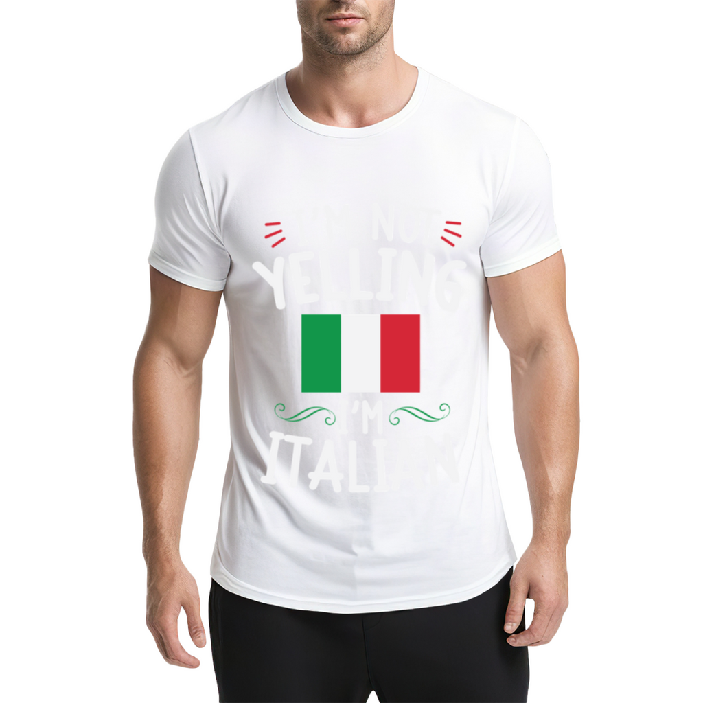 I'm Not Yelling I'm Italian Italy Flag Funny Heritage Tee product image 10