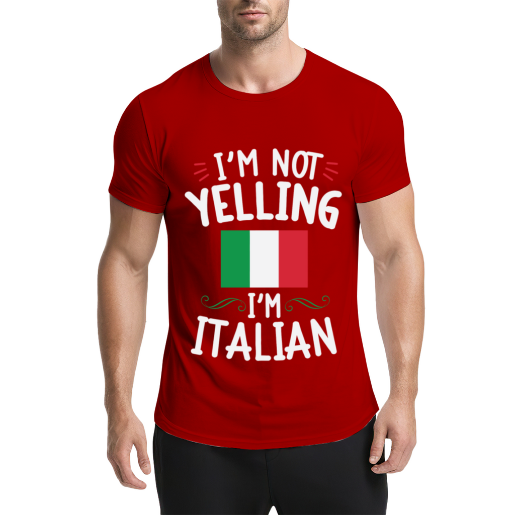 I'm Not Yelling I'm Italian Italy Flag Funny Heritage Tee product image 13