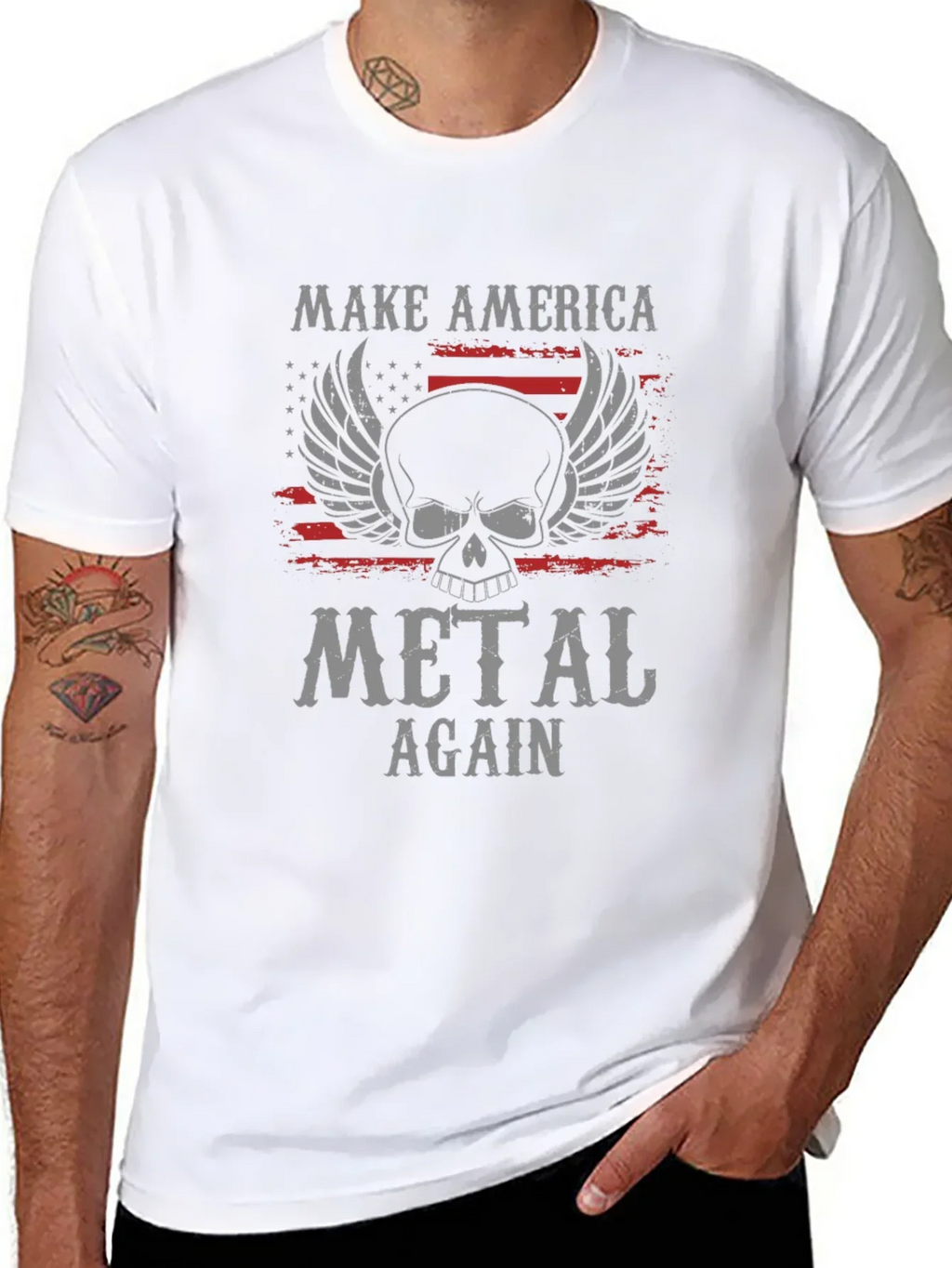 Make America Metal Again T-Shirt product image 7