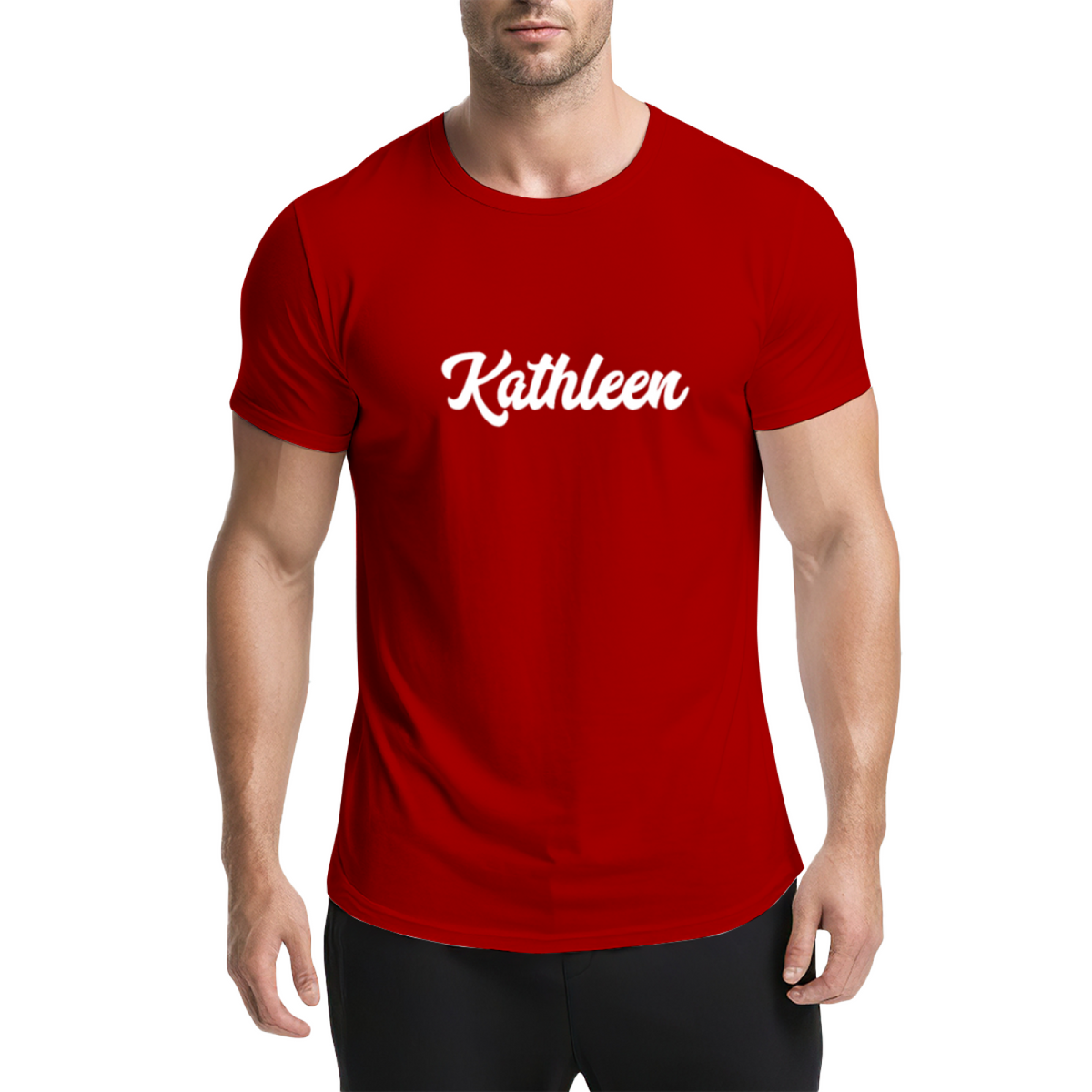 Vintage Retro Script Name Graphic Tee - Personalized product image 1