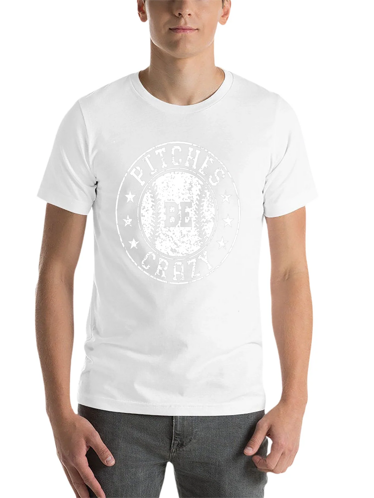Pitches Be Crazy Baseball Graphic Tee - Black product image 10