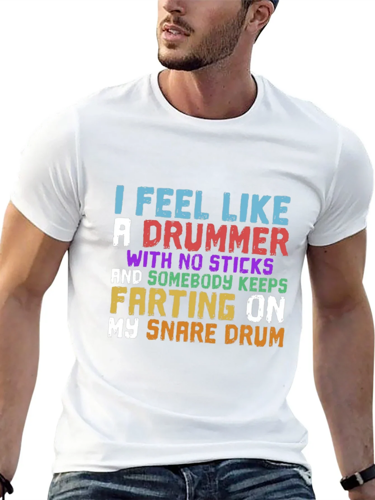Funny Drummer T-Shirt - I Feel Like A product image 12