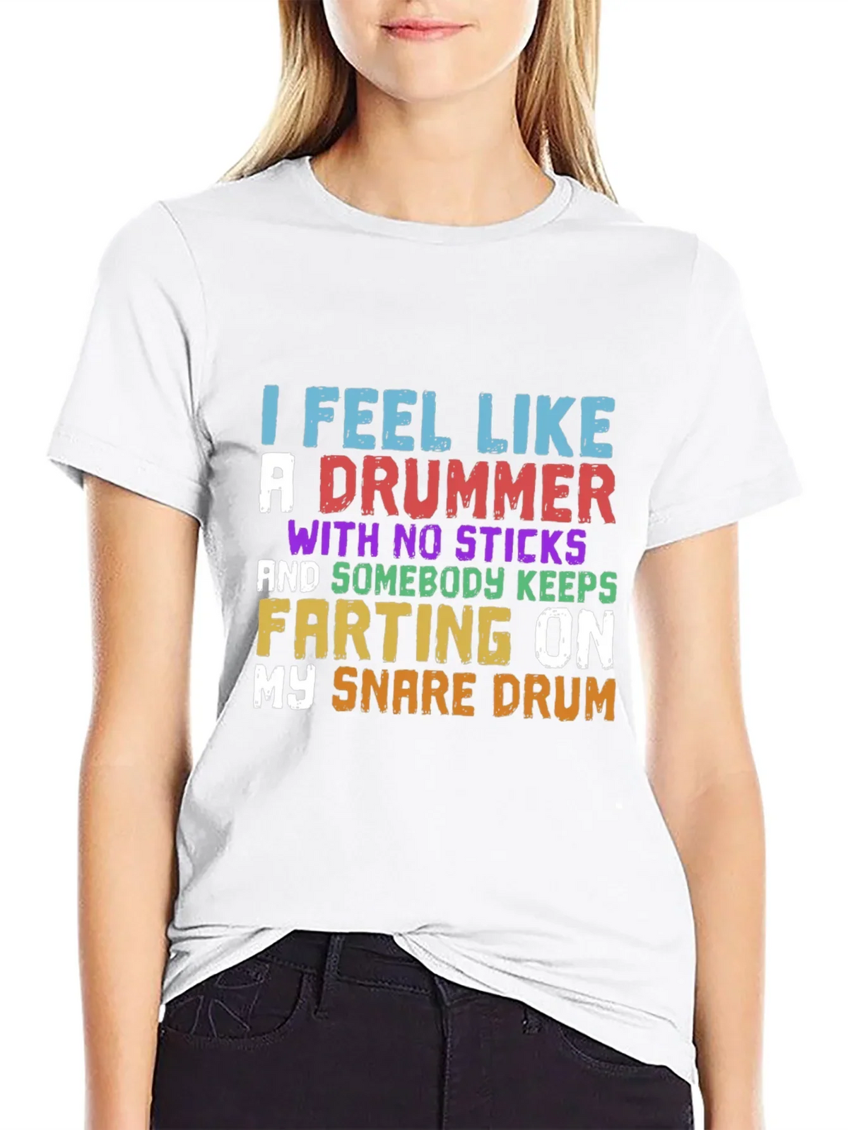 Funny Drummer T-Shirt - I Feel Like A product image 8