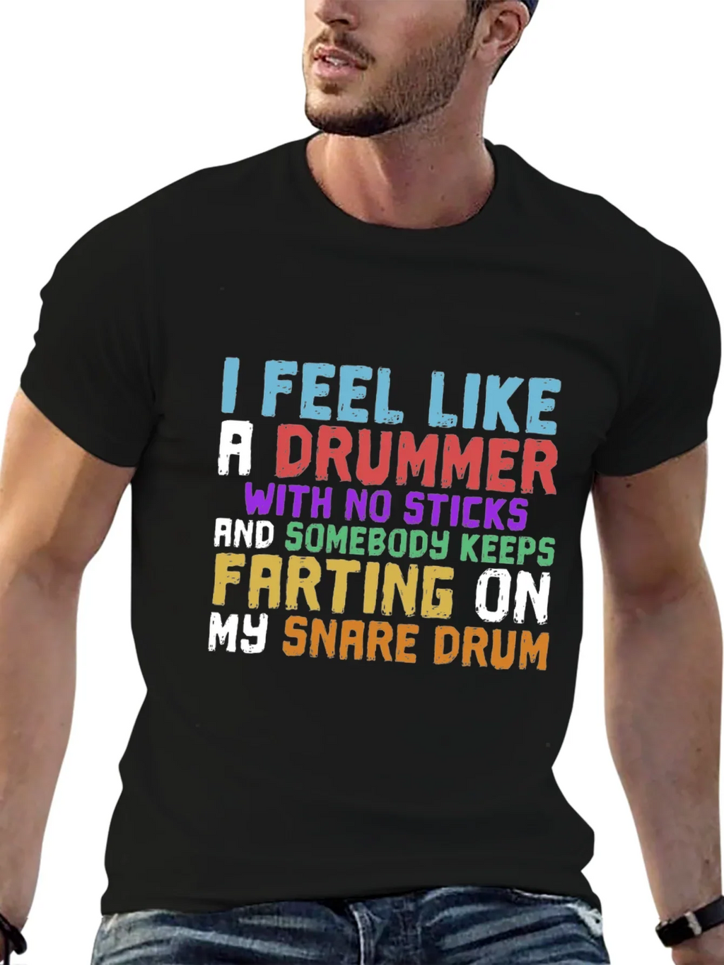 Funny Drummer T-Shirt - I Feel Like A product image 6