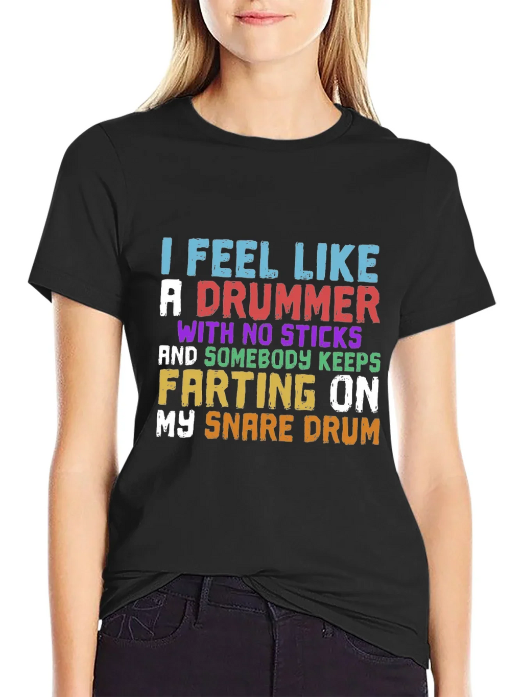 Funny Drummer T-Shirt - I Feel Like A product image 2