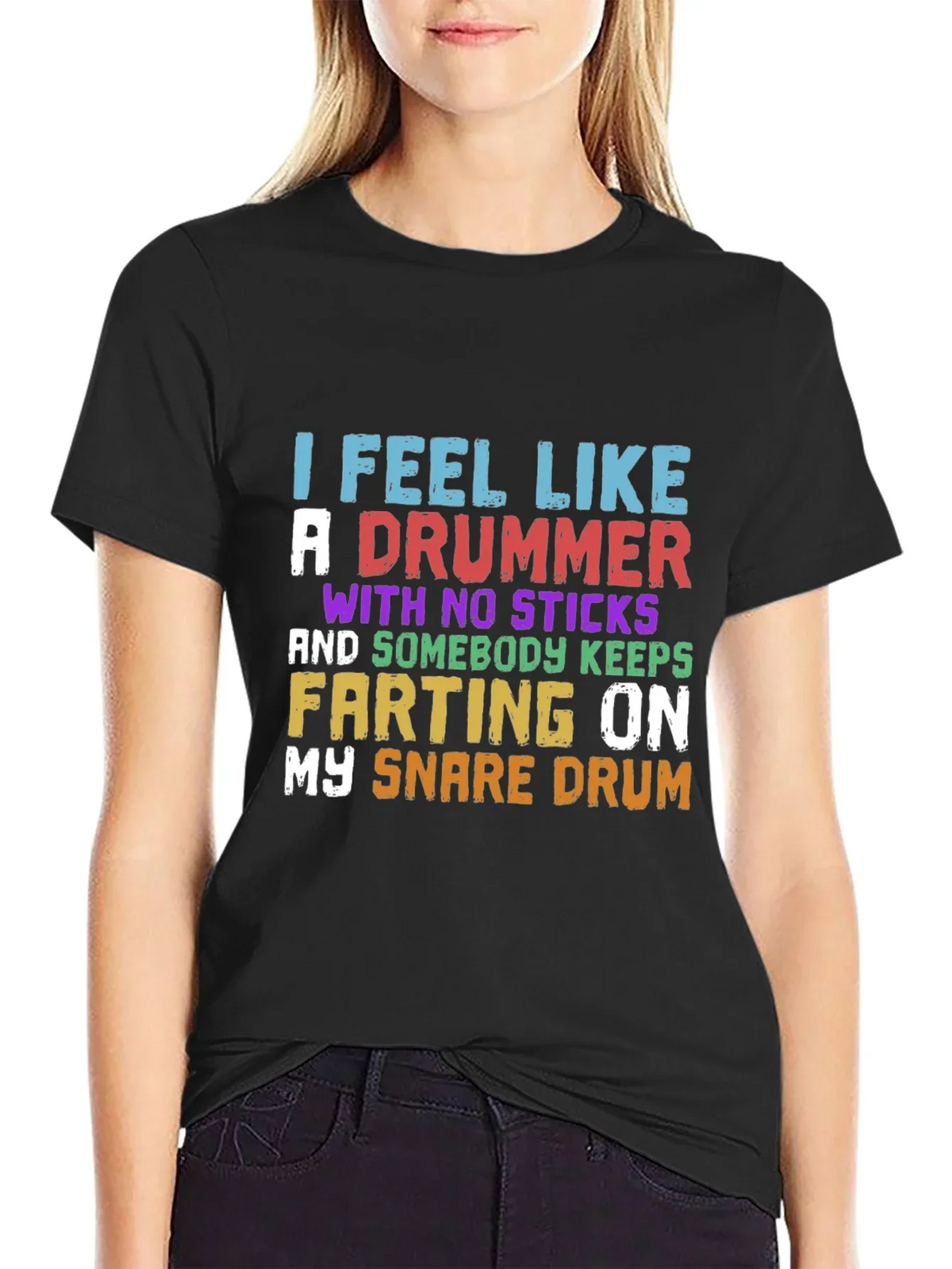 Funny Drummer T-Shirt - I Feel Like A product image 2