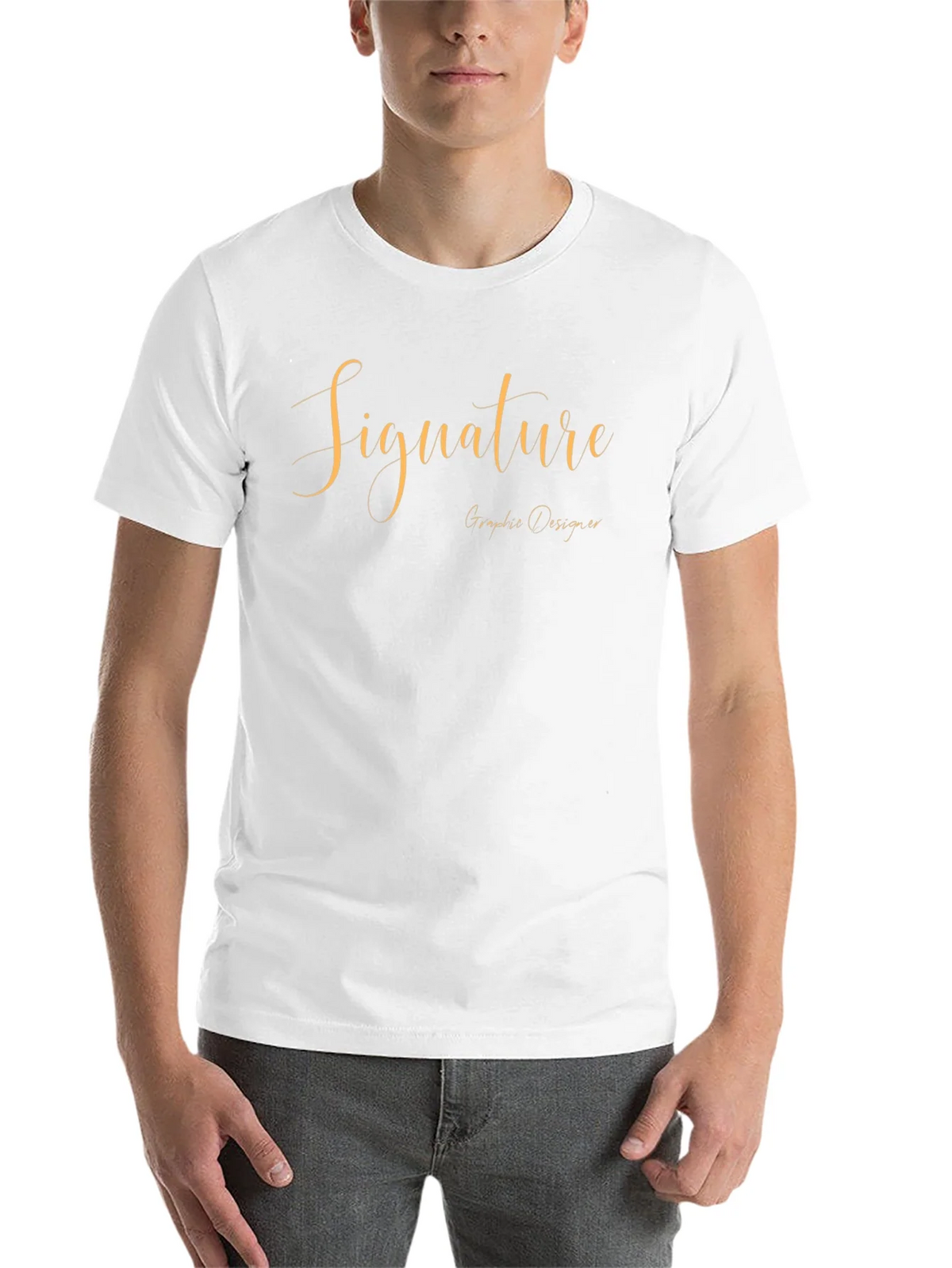 Signature Graphic Designer Black T-Shirt product image 10