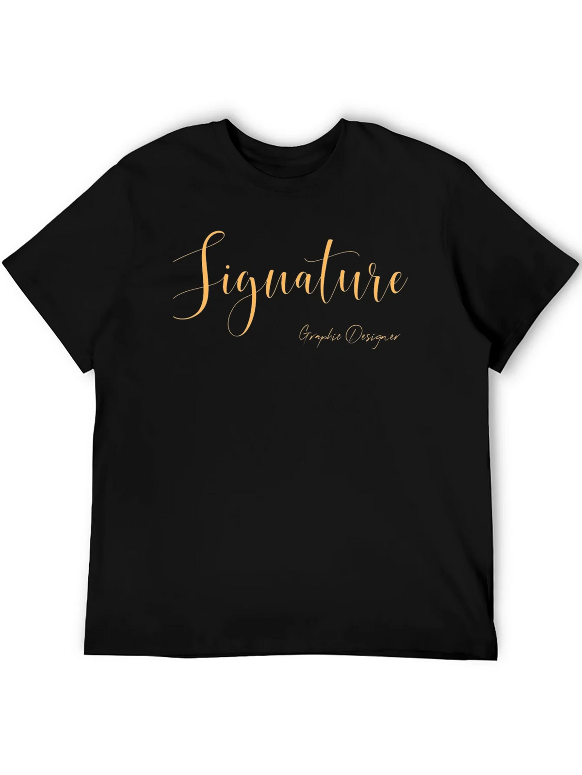 Signature Graphic Designer Black T-Shirt product image 5