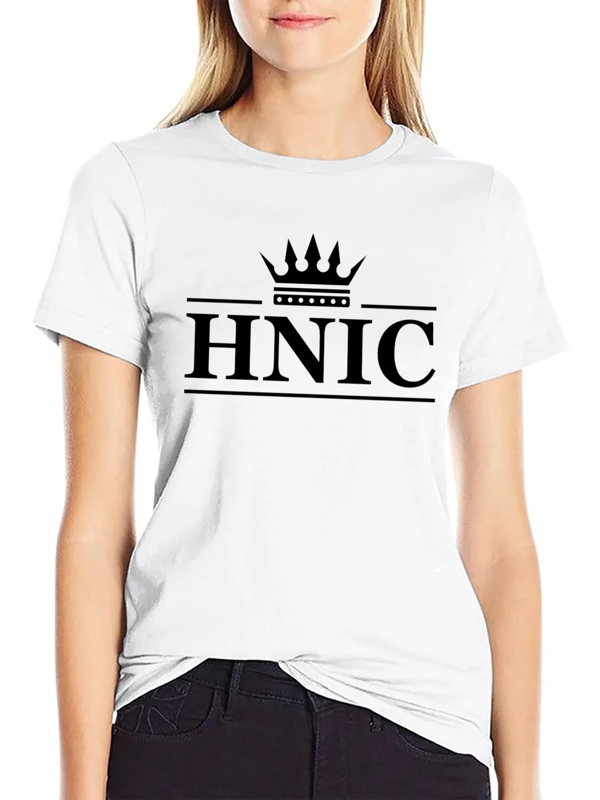 HNIC Crown Graphic T-Shirt - Premium Black Cotton Tee product image 8