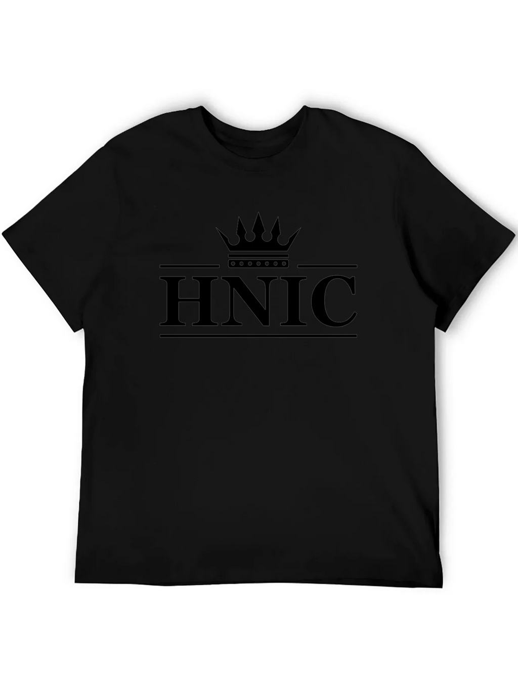 HNIC Crown Graphic T-Shirt - Premium Black Cotton Tee product image 5