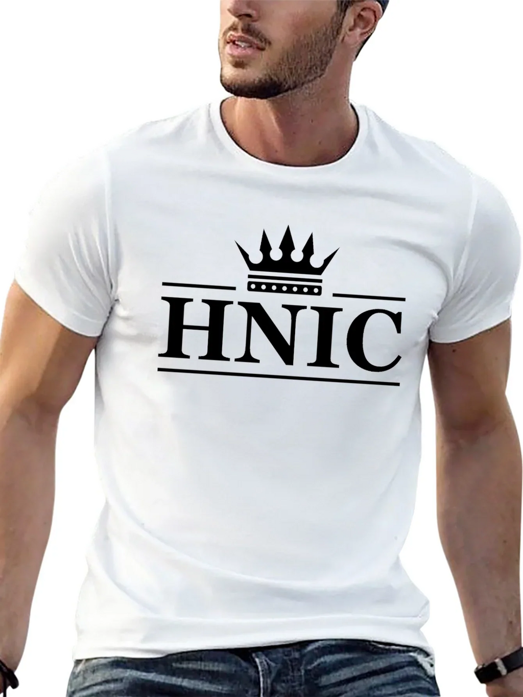 HNIC Crown Graphic T-Shirt - Premium Black Cotton Tee product image 12
