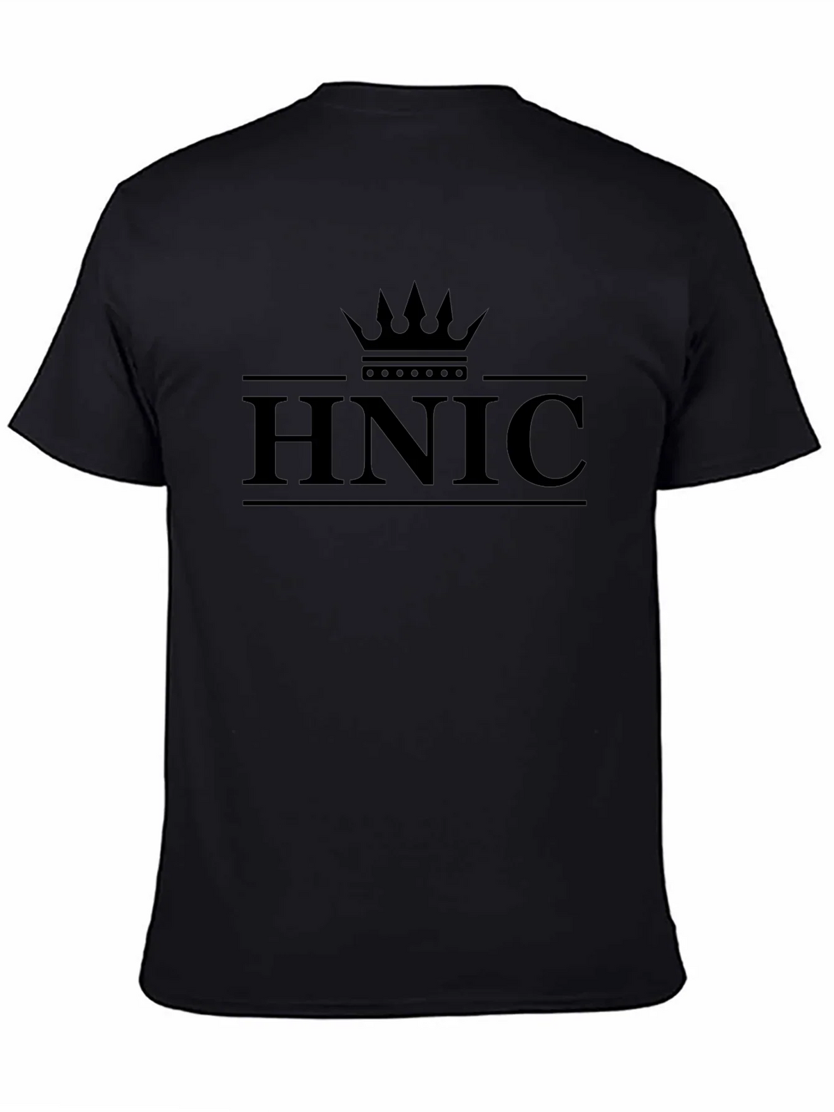 HNIC Crown Graphic T-Shirt - Premium Black Cotton Tee product image 4