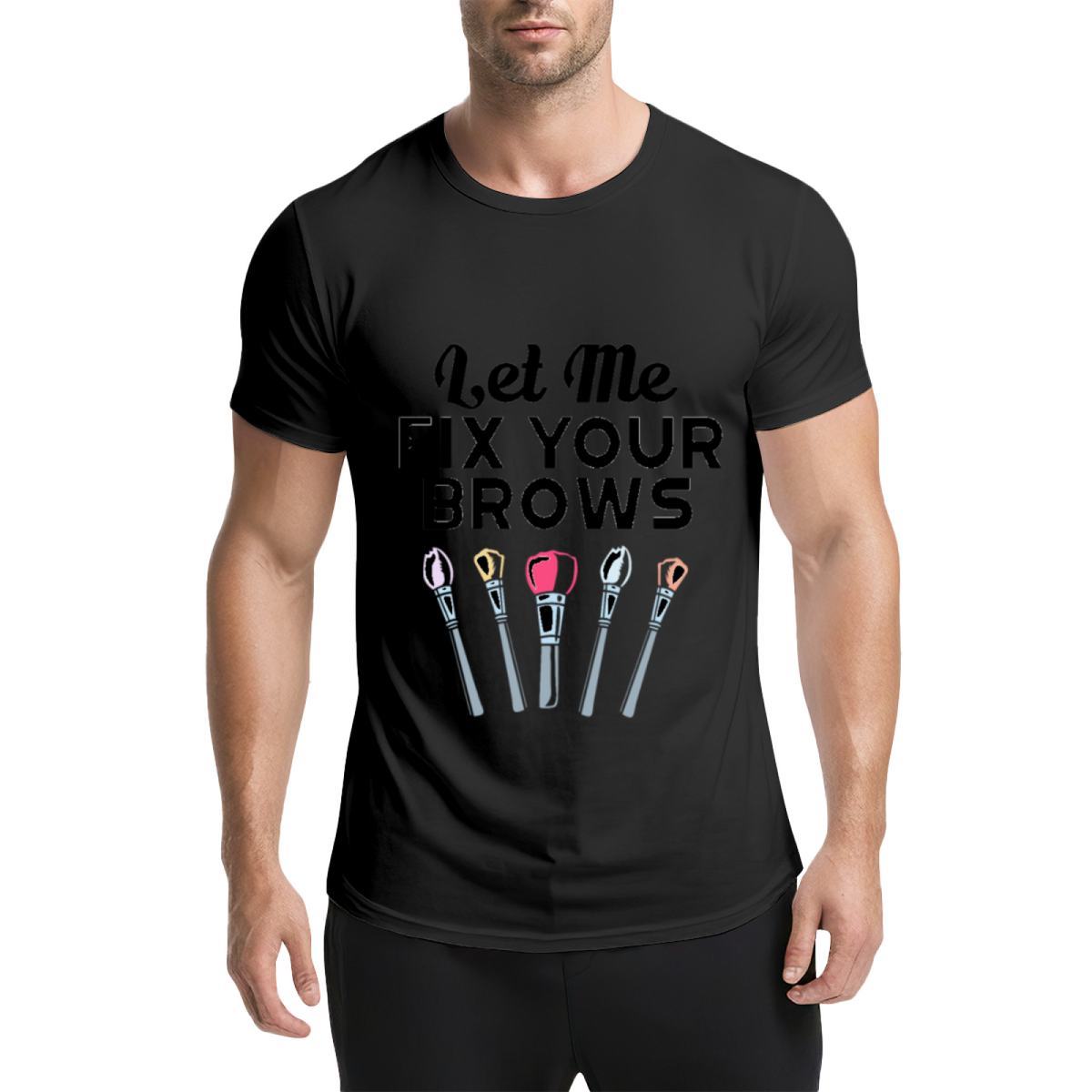 Let Me Fix Your Brows Funny Eyebrow Groomer Graphic Tee product image 9