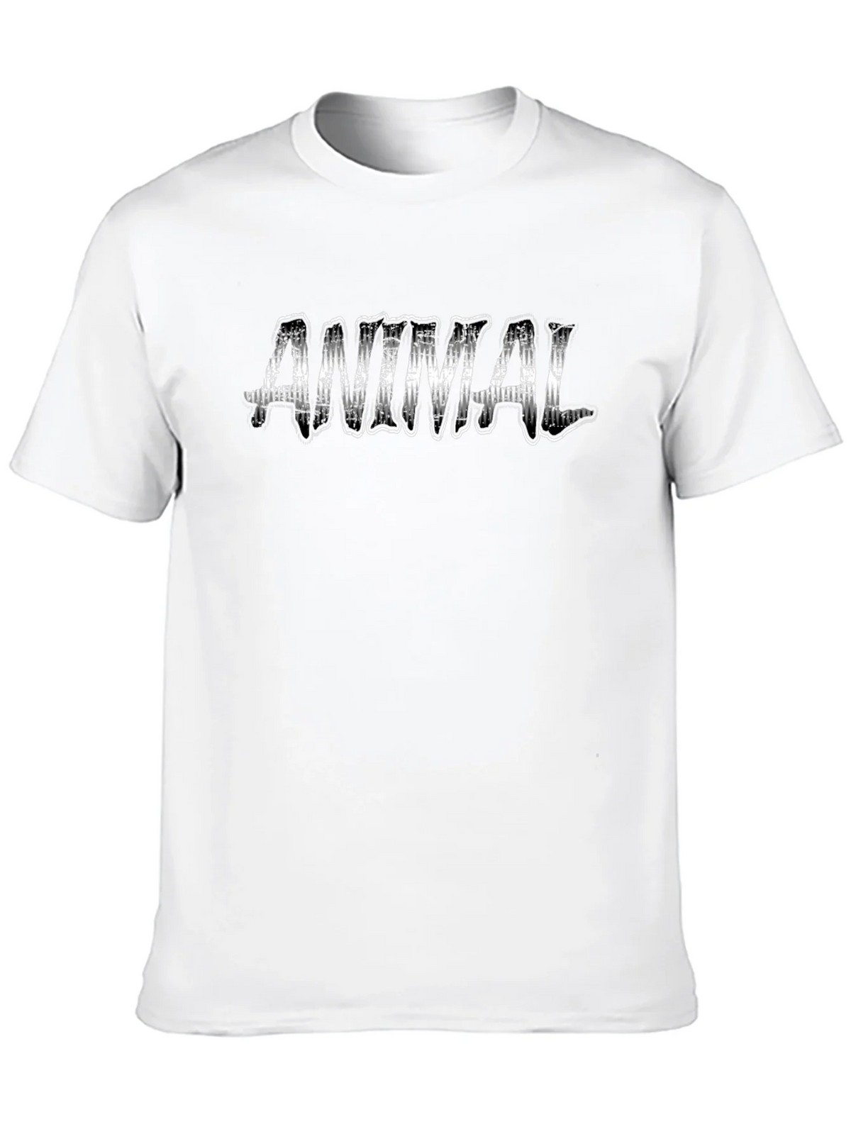 Animal Graphic Print Black T-Shirt product image 9