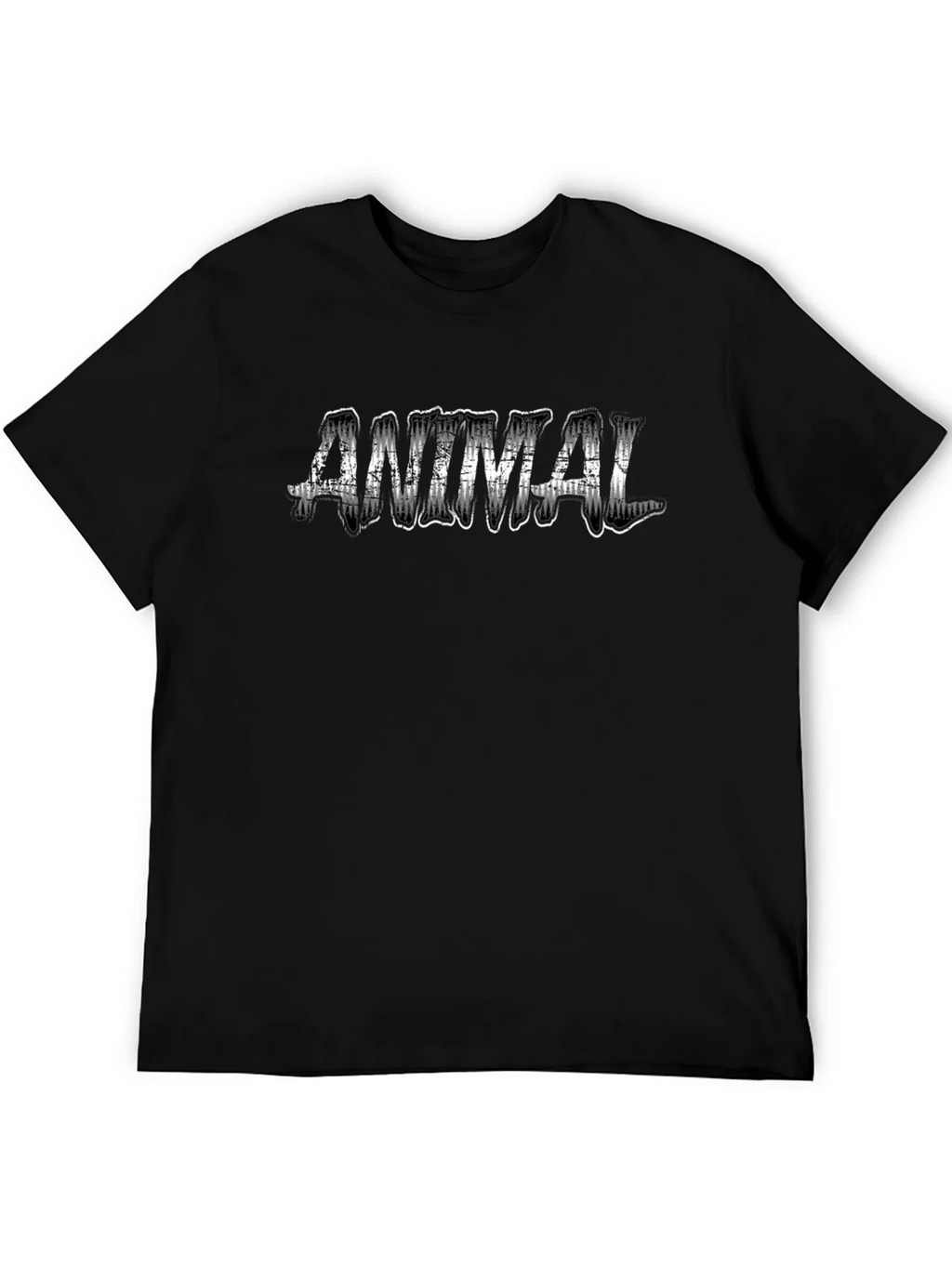 Animal Graphic Print Black T-Shirt product image 5