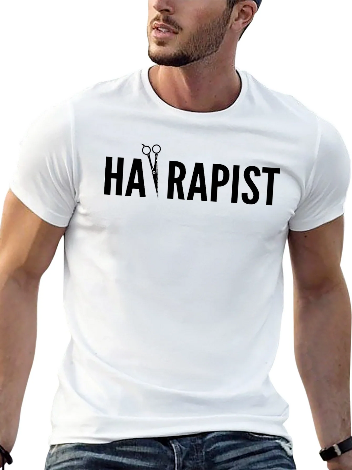 Hairapist Graphic Tee - Funny Hairdresser T-Shirt product image 12