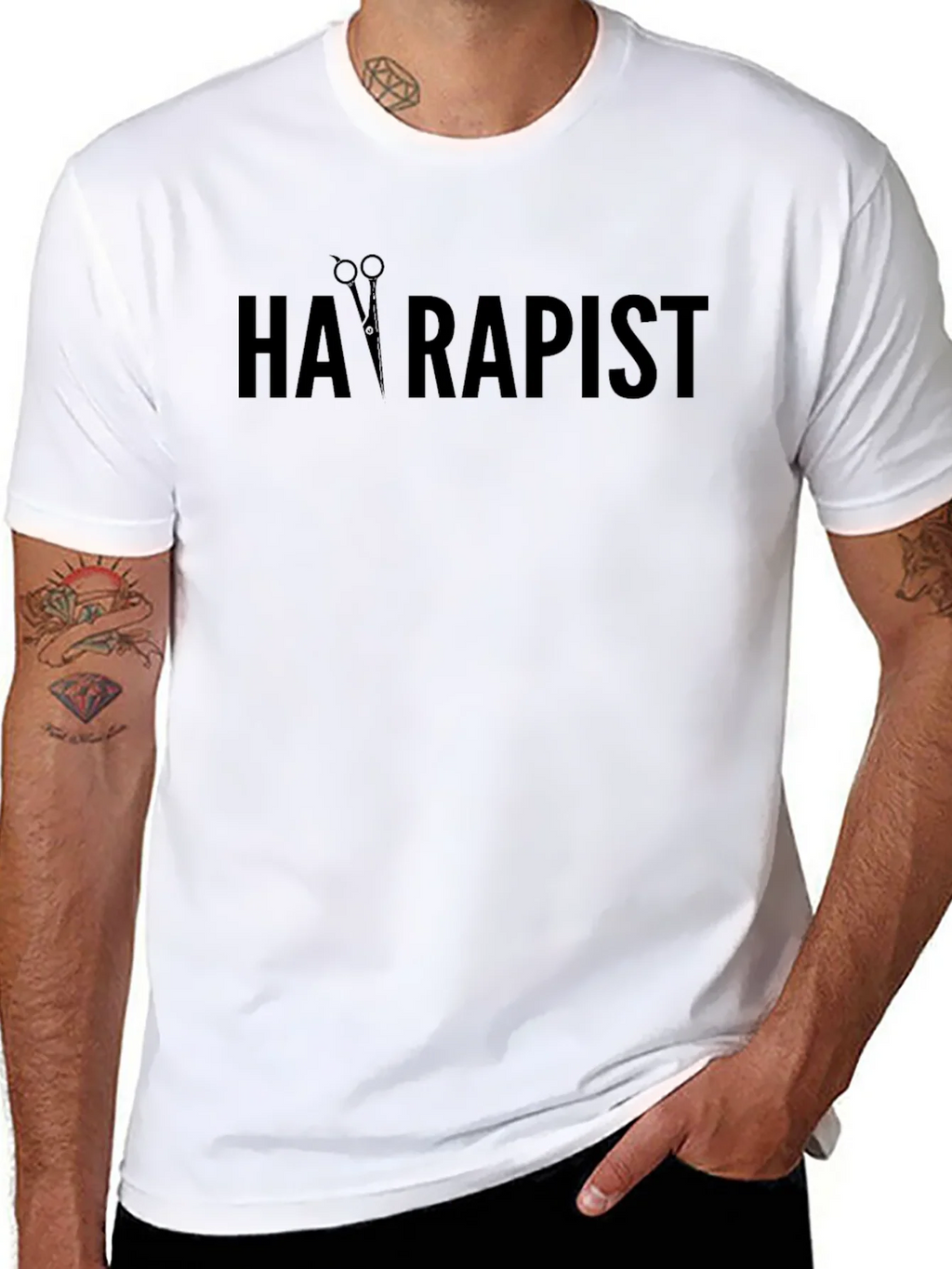 Hairapist Graphic Tee - Funny Hairdresser T-Shirt product image 7