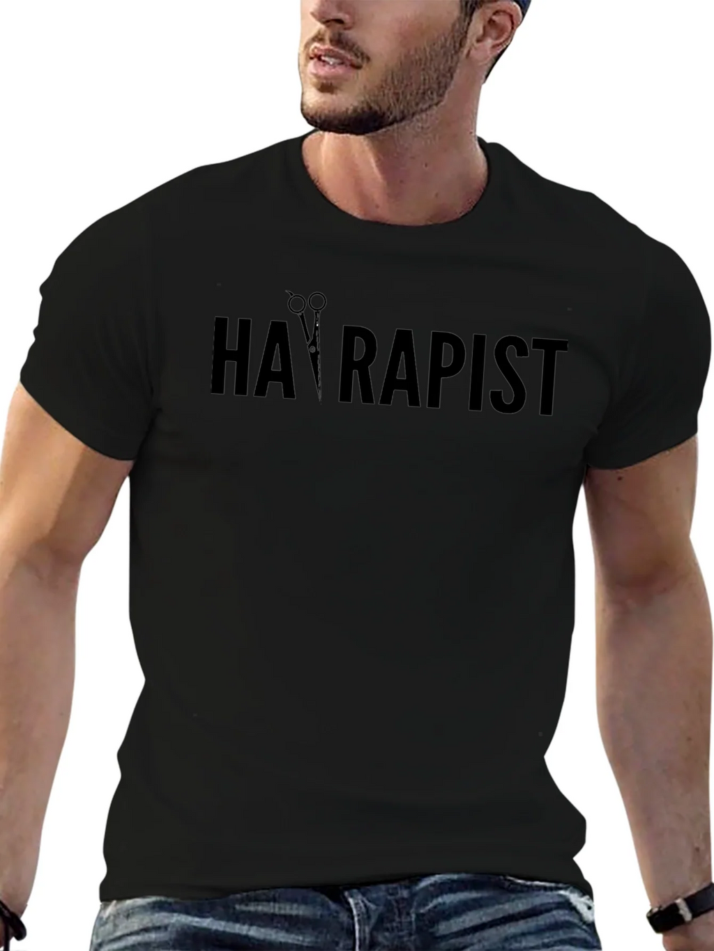 Hairapist Graphic Tee - Funny Hairdresser T-Shirt product image 6