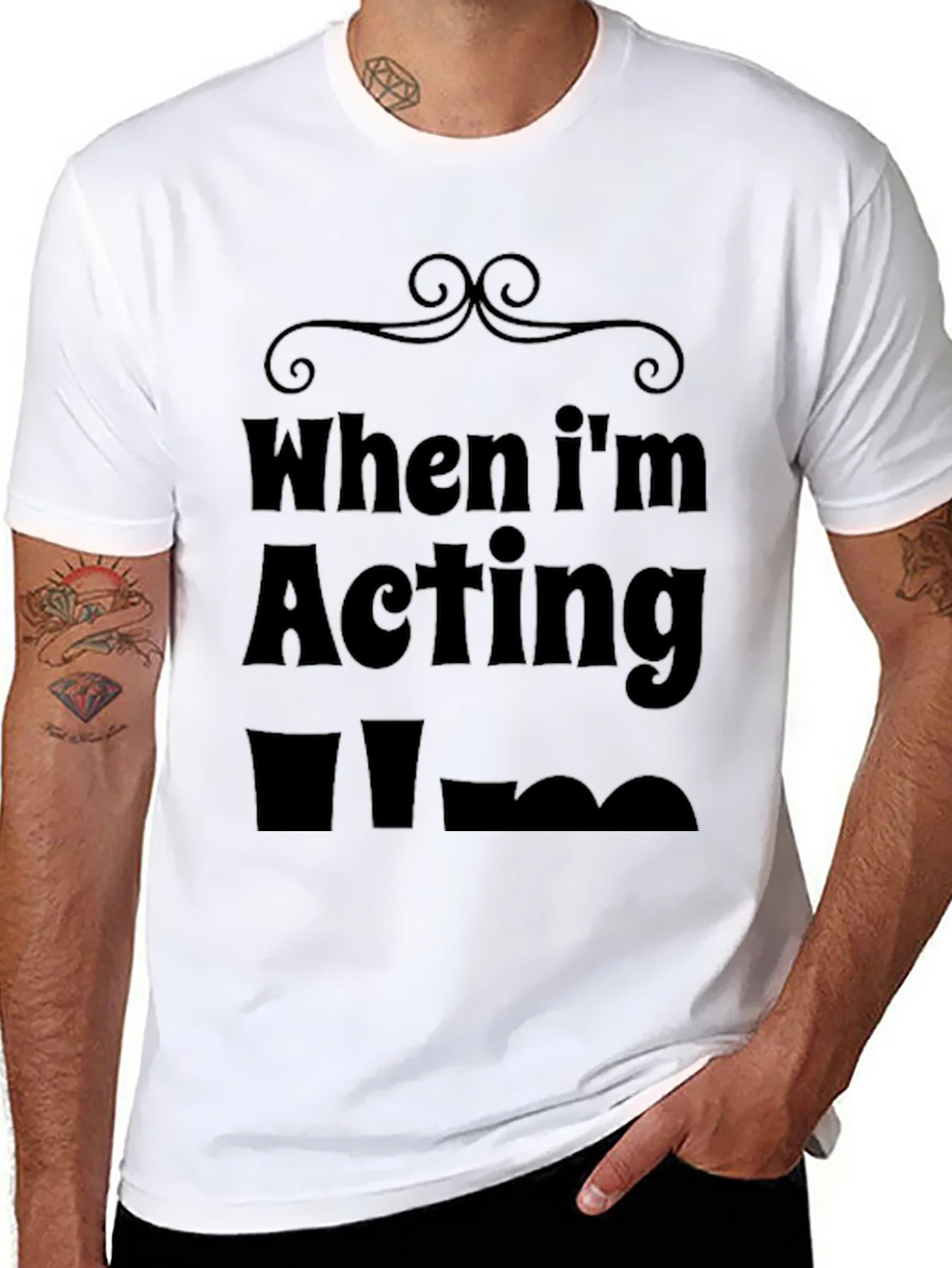 When Im Acting Norm T-Shirt product image 7