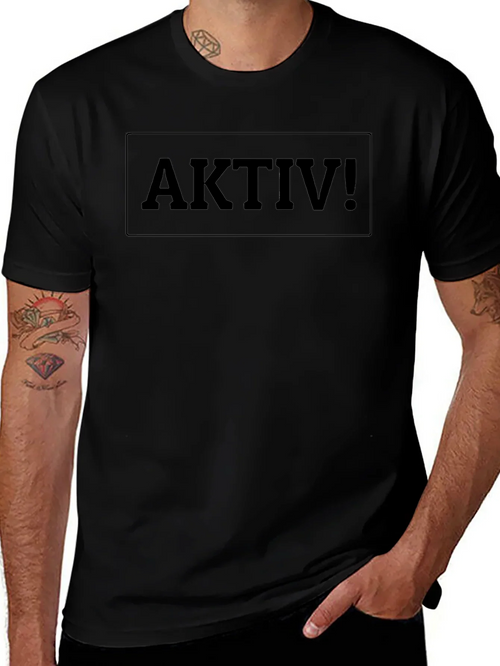 Aktiv! Black Graphic Tee product image 1
