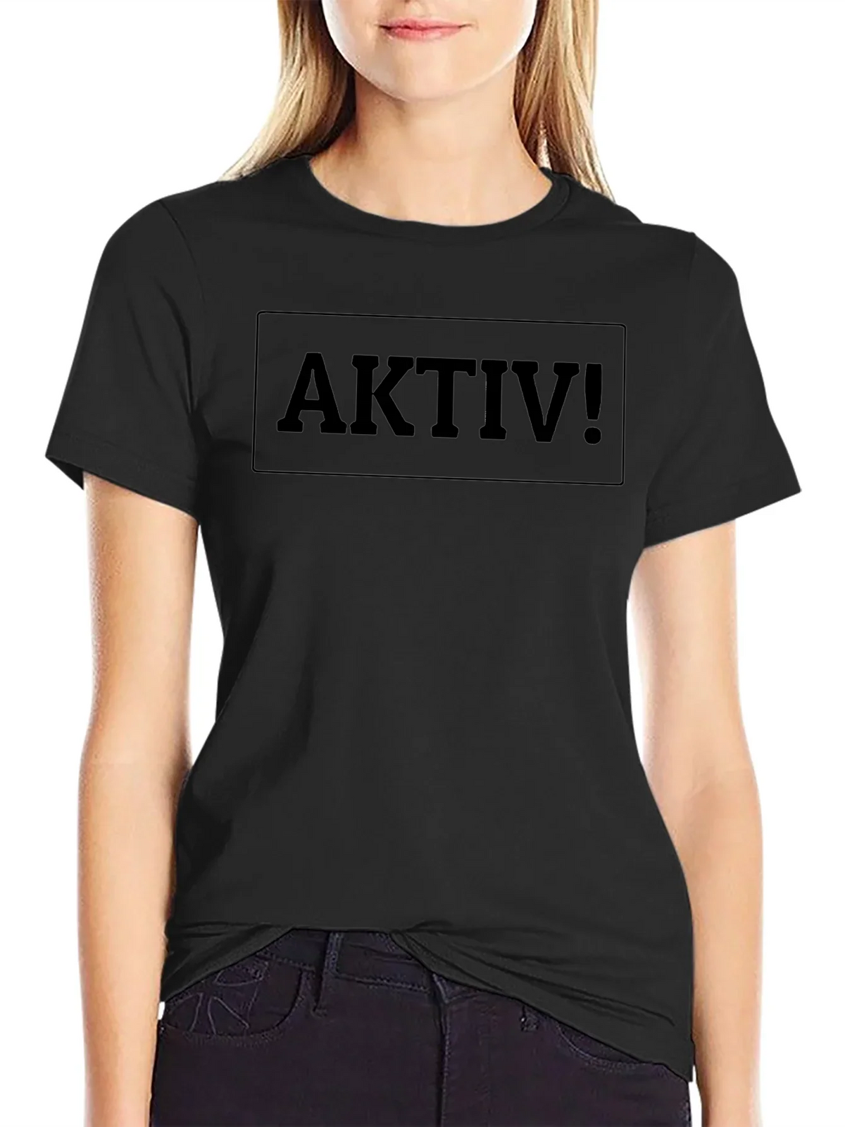 Aktiv! Black Graphic Tee product image 2