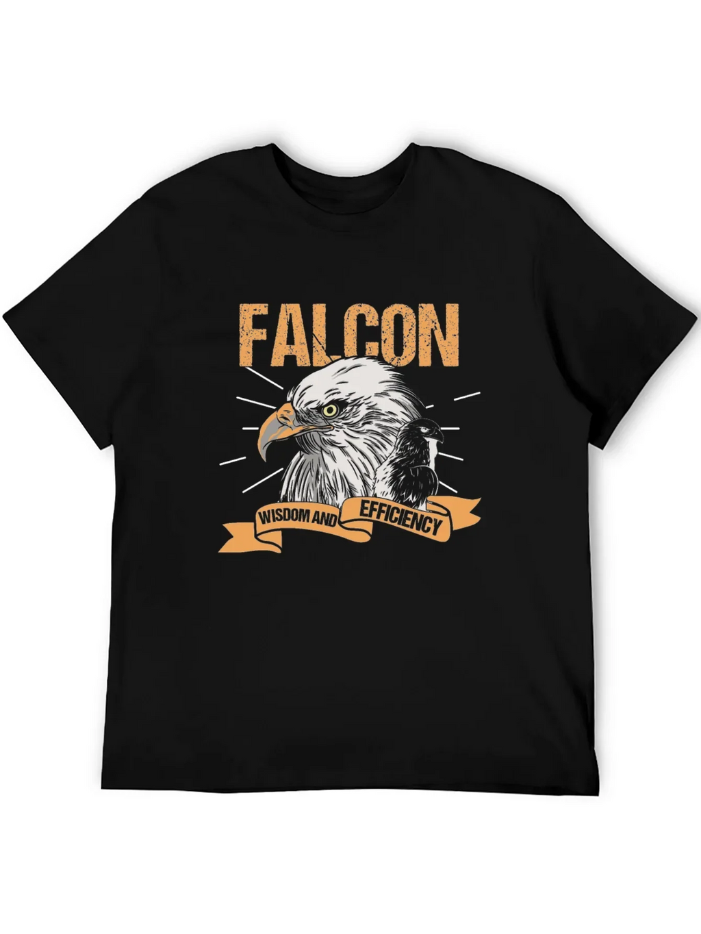 Falcon Wisdom & Efficiency Graphic Tee - Black product image 5