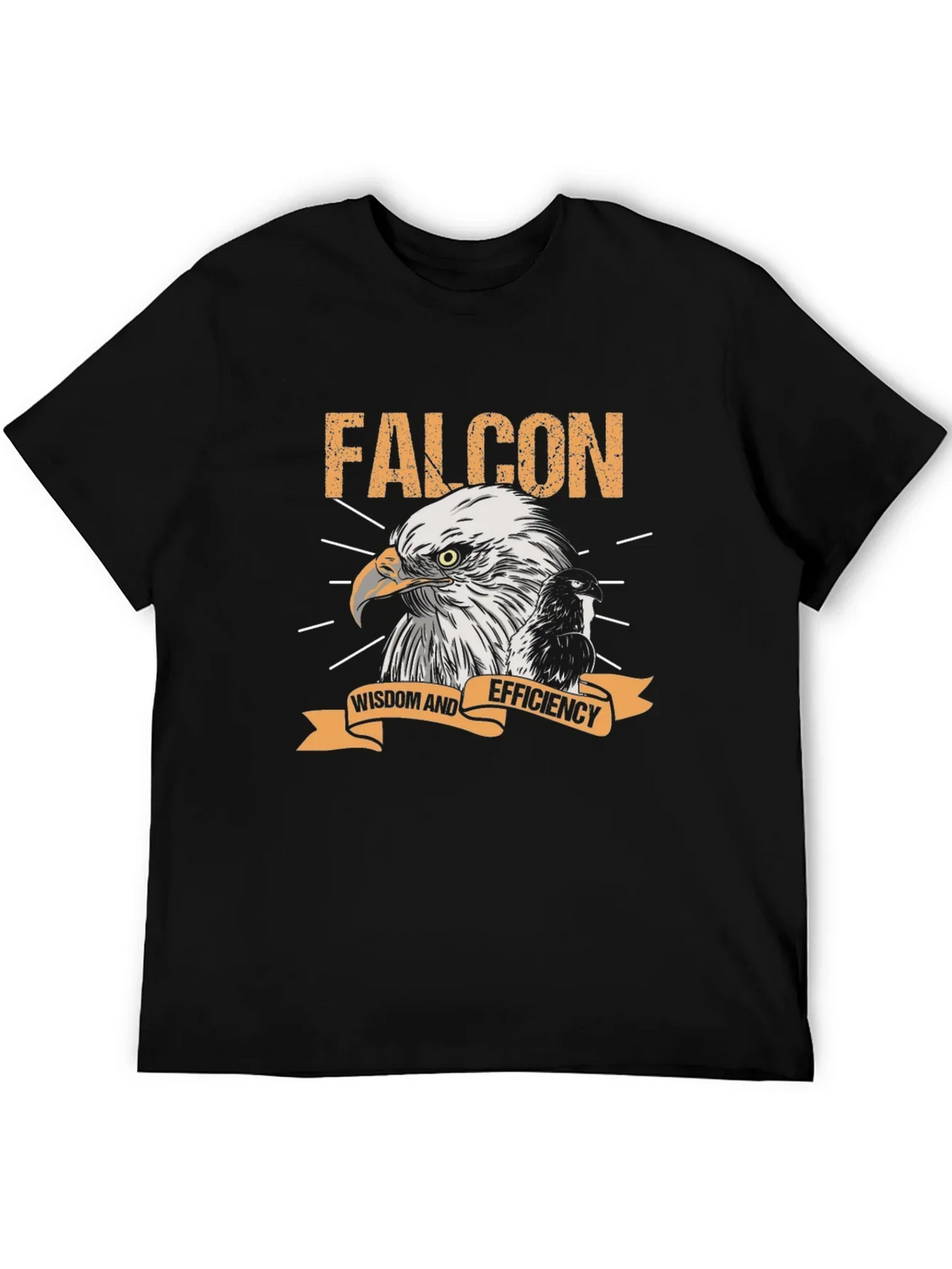 Falcon Wisdom & Efficiency Graphic Tee - Black product image 5