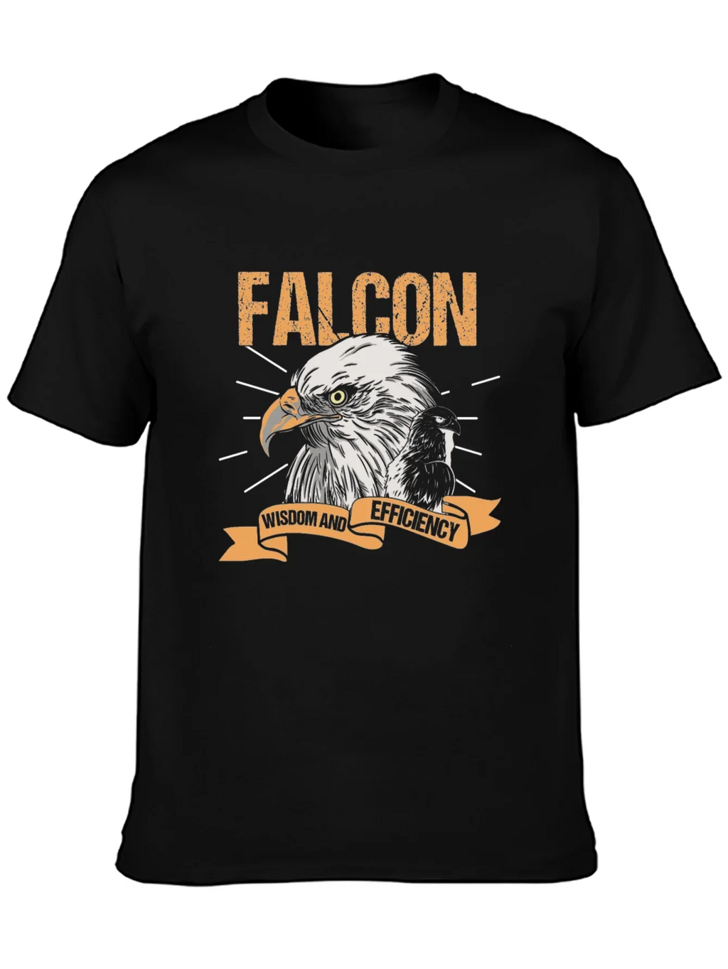 Falcon Wisdom & Efficiency Graphic Tee - Black product image 3