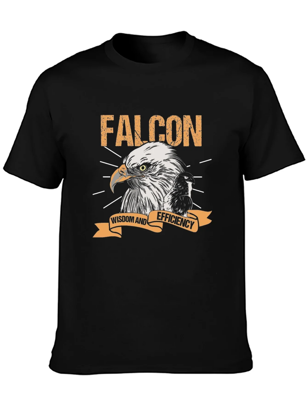 Falcon Wisdom & Efficiency Graphic Tee - Black product image 3