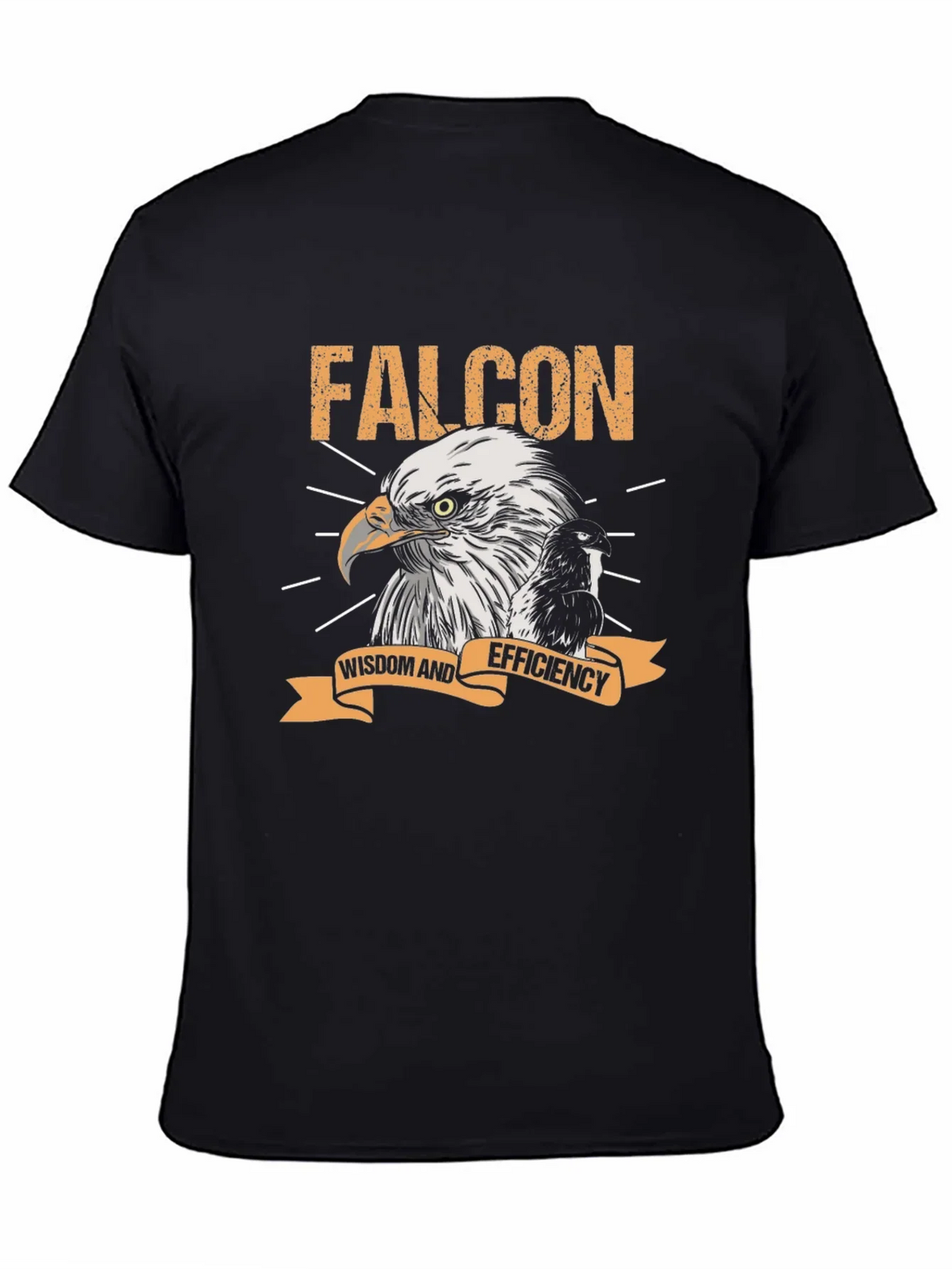 Falcon Wisdom & Efficiency Graphic Tee - Black product image 4