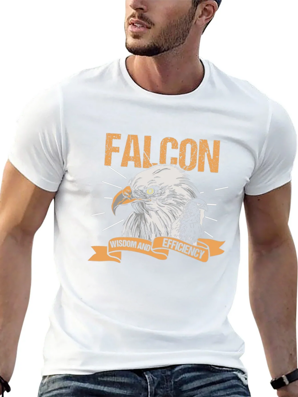 Falcon Wisdom & Efficiency Graphic Tee - Black product image 12