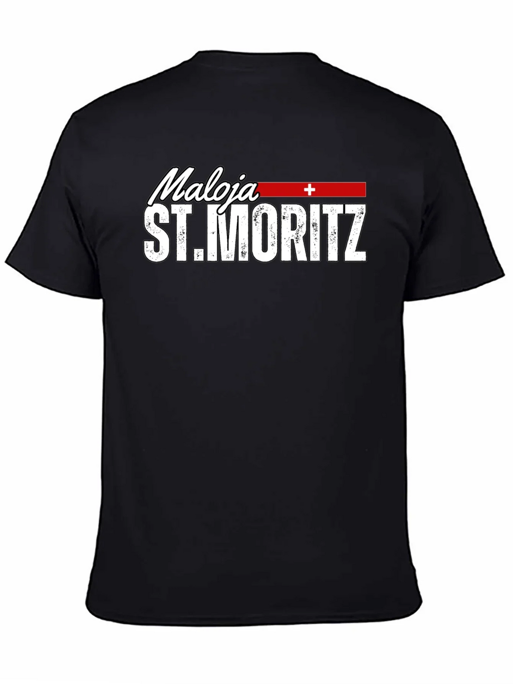 Maloja St. Moritz T-Shirt - Black Graphic Tee product image 4