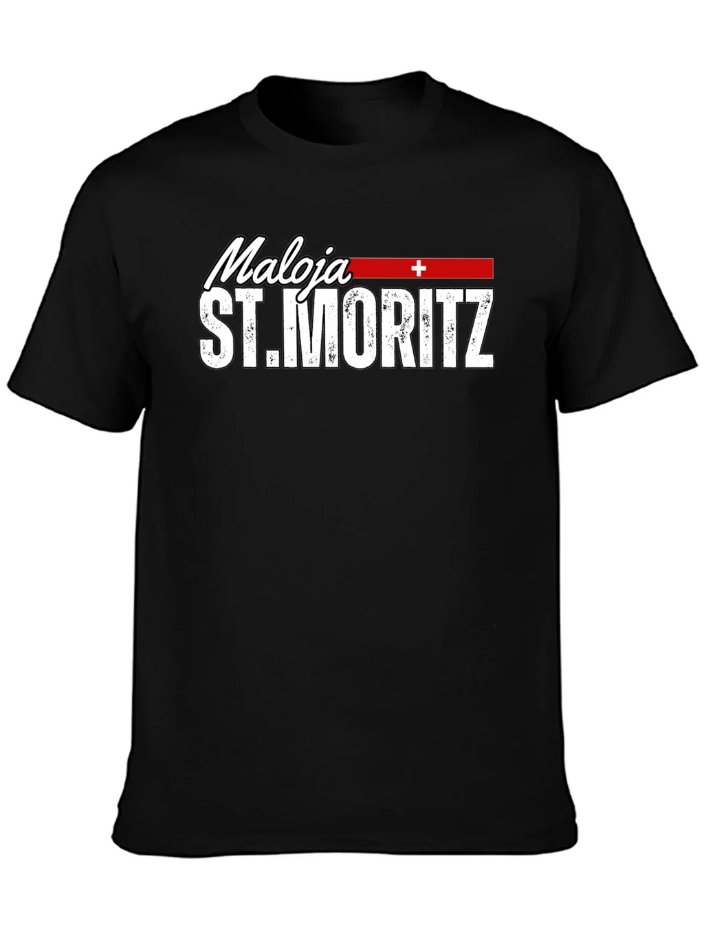 Maloja St. Moritz T-Shirt - Black Graphic Tee product image 3