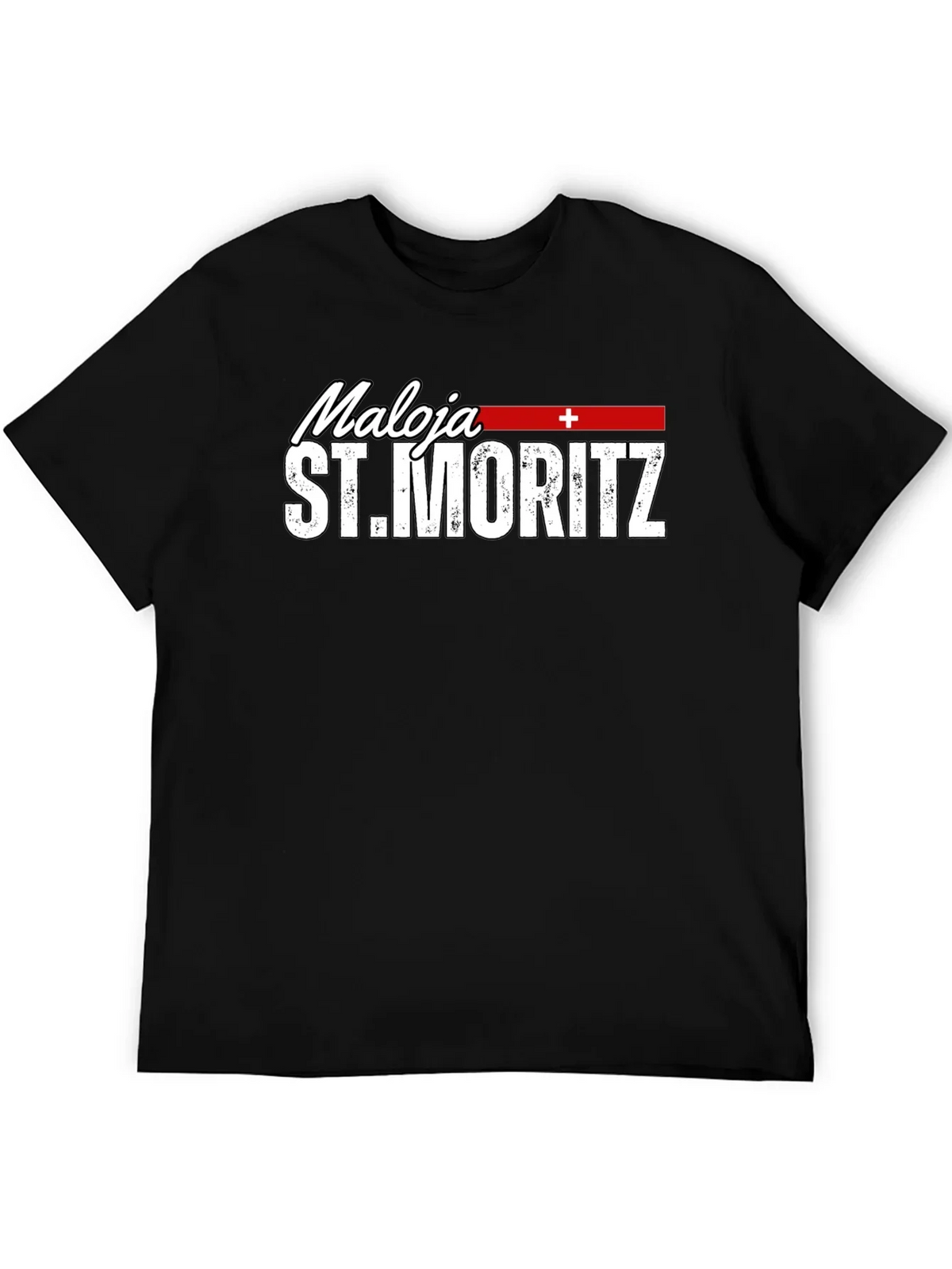 Maloja St. Moritz T-Shirt - Black Graphic Tee product image 5