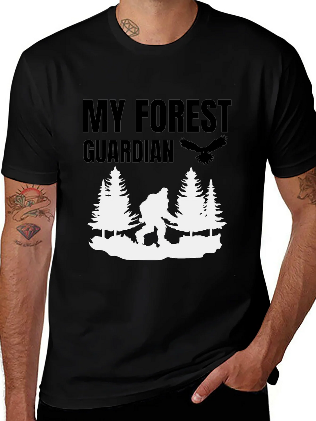 My Forest Guardian T-Shirt - Bigfoot Design product image 1